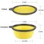 PetBonus 4-Pack Silicone Collapsible Dog Bowls, BPA Free Dishwasher Safe, Portable Foldable Expandable Travel Bowl, Food Water Feeding Cup Dish for Dogs Cats with 4 Carabiners PetBonus 4-Pack Silicone Collapsible Dog Bowls, BPA Free Dishwasher Safe, Portable Foldable Expandable Travel Bowl, Food Water Feeding Cup Dish for Dogs Cats with 4 Carabiners