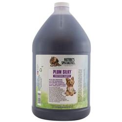 Natures Specialties Plum Silky Dog Shampoo Conditioner for Pets, Dilutes Up To 24:1 Made in USA