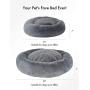 PETLIBRO Calming Dog Bed Donut - Cuddler Round Plush Dog Bed, Soft Warming Indoor for Small Medium Dogs and Cats, Sleeping Comfortable Pet Bed