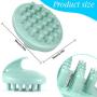 HQDeal Soft Silicone Washable Brush for Pets Shower and Massgae, Grooming Comb for Shedding Pets Hair Gently Remove Loose Fur for Small Animals with Short or Long Hair
