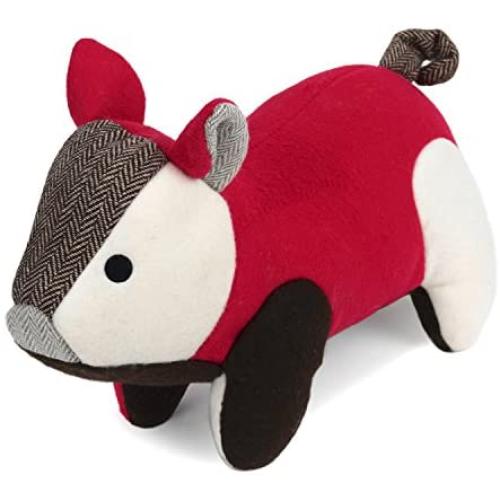 Martha Stewart Fleece Pig Bonded Mesh Dog Toy for Moderate Chewers