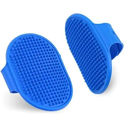 WeTest Pack of 2 Pet Grooming Brush Cat Dog Bath Brush WeTest Pack of 2 Pet Grooming Brush Cat Dog Bath Brush