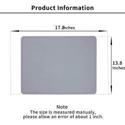 Ptlom Pet Placemat for Dog and Cat, Mat for Prevent Food and Water Overflow, Suitable for Medium and Small Pet,Silicone, 18'' 14''