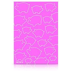 Siconi Collection 11.7'' Piggy Sticky Board, Pink