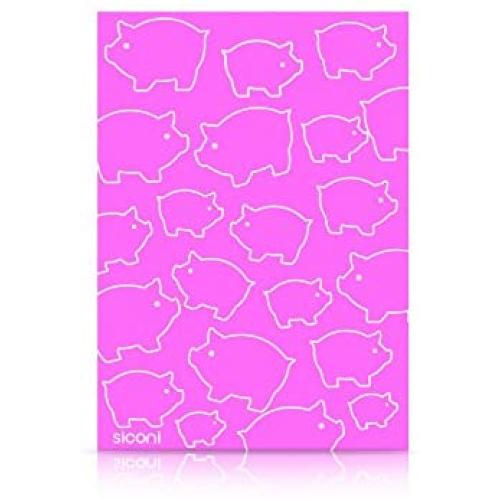 Siconi Collection 11.7'' Piggy Sticky Board, Pink