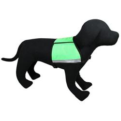 Petflect Premium Dog Vest Harnesses, X-Small, Fluorescent Green