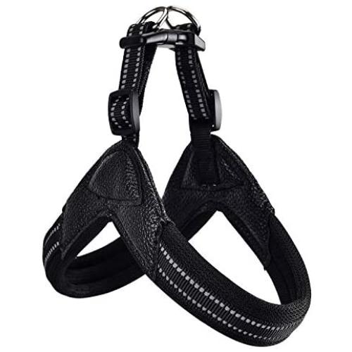 Dog Harness No Pull Ultra Soft Breathable Padded Pet Harness 2 Adjustable Botton, 3M Reflective Pet Harness for Dogs Easy Control for Small Medium Large Dogs