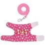 POPETPOP Small Animals Harness Vest and Leash Set, Adjustable Outdoor Walking Chest Strap Harness with Cute Bowknot for Rabbit, Guinea Pig Hamster POPETPOP Small Animals Harness Vest and Leash Set, Adjustable Outdoor Walking Chest Strap Harness with Cute Bowknot for Rabbit, Guinea Pig Hamster