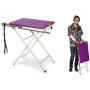 Master Equipment Folding Dog Groomer Table Versa Competition Grooming Arm Loop 28.5'' Holds 50lbs