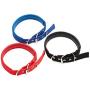 Chenyouwen Pet Toys Great Foam Cotton Polyester Pet Collars Pet Neck Strap Dog Neckband Cats Dogs Collars, 3cm x 47cm (Black) (Color : Blue)