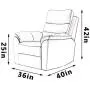 Swanna Plastic Recliner Furniture Cover – Clear Moving Bag for Couch, Heavy Duty Waterproof Cover Pets | Cat Scratching Protector,Plastic Chair Cover 42'' BH x 25'' AH x 36”W x 40”D (Armchair-1 Pack) Swanna Plastic Recliner Furniture Cover – Clear Moving Bag for Couch, Heavy Duty Waterproof Cover Pets | Cat Scratching Protector,Plastic Chair Cover 42'' BH x 25'' AH x 36”W x 40”D (Armchair-1 Pack)