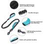 Short Dog Leash with Padded Handle, Bungee Dog Leash Shock Absorbing, Nylon Reflective Pet Leashes for Walking, Dog Lead for Medium & Large Dogs