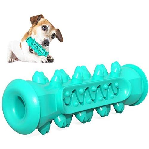 Terunat Indestructible Dog Toys Pet Anxiety Chewing Dog Toy Stick Made of Natural Rubber.