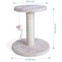 Miroddi Cat Tree Tower with Platform,Scratching Posts for Small Cats Kittens