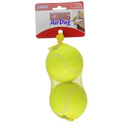 KONG Air Dog Squeakair Dog Toy Tennis Balls, Large 2-Balls