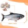 CHARMINER Cat Toys Fish, Moving Fish Cat Toy, Cat Fish Toys for Indoor Cats, Plush Interactive Cat Toys for Cat Exercise, Cat Kitten Kitty Interactive