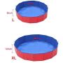 Zology Foldable Dog Pet Bath Pool Collapsible Dog Pet Pool Bathing Tub Kiddie Pool for Dogs Cats and Kids