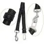 NicePro Dog Seat Belt -1 Pack, Nlyon Car Leash for Dog/Cat, Safety Leads Vehicle Dog Seatbelt,19-27 Inch Adjustable