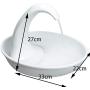 DFVV Pet Water Dispenser Smart Pet Drinking Fountain Water Fountain, Cat Dog Drinking Water Fountain Drinking Water Dispenser Healthy Cat Waterfall Volume: 2.36L Live Spring Drinker Pet Feeder