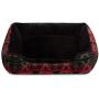 Hollypet Pet Bed for Small Medium Dogs and Cats Rectangle Plush Self-Warming Puppy Sofa Mat Cushion, 24 x 22 x 6 inches