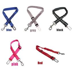 UUME Anti Shock with Clip Dog Pet Vehicle Pet Seat Belt Harness Leash Safety Harness Safety Belt(Blue)