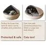 Floppy Ears Design Microfiber and Fleece Hooded Pet Bed Floppy Ears Design Microfiber and Fleece Hooded Pet Bed