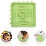 WSpring Dog Lick Pad, Dog Bathing Distraction & Slow Feeder Dog Mat, Dog Puzzle Toys (4 PCs)