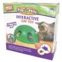 ALBOLET cat Toys Interactive,Pop N’ Play Interactive Motion Cat Toy-Electronic Smart Random Moving Feather & Mouse Teaser, Mouse Squeak Sound Optional & Auto Shut Off.