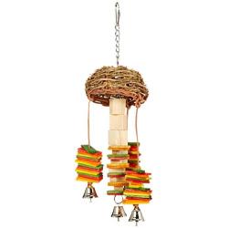 Featherland Paradise, Hanging Bird Toy for Chewing, Preening & Foraging