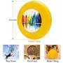 Pet Frisbee Flying Disc Dog Toy - Multifunction Rainbow Birds Antony Galbraith
