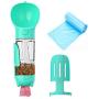 Dog Water Bottle, Portable Pet Water Bottle Leak Proof Puppy Water Dispenser with Drinking Feeder Food Container for Outdoor Walking, Hiking, Travel, Water Feeding Bowl for Dogs and Cats, Food Grade