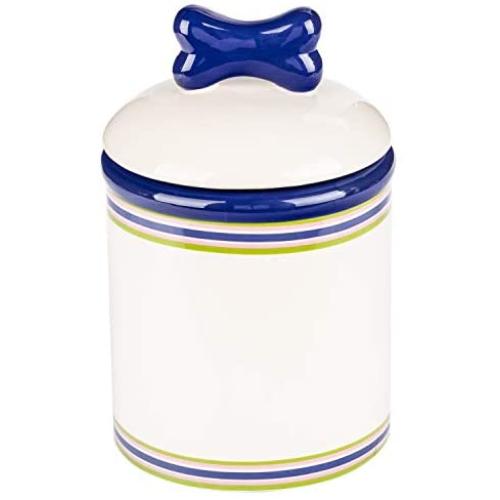Creature Comforts Ceramic Treat Jars Collection – Extensive Selection of Beautiful, Stylish Food Storage Container for Dogs, Cats and Pets – Option to Customize and Personalize