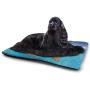 DayDayFun Turtle Pet Mat Bed Close Up Photo of Green Turtle at Sipadan Borneo Malaysia Cute Animal Under The Sea Waterproof and Urine-Proof Pet Mat Blue Yellow