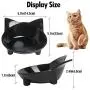 Cat Bowl Non Slip Cat Food Bowls,Pet Bowl Shallow Cat Water Bowl to Stress Relief of Whisker Fatigue,Dog Bowl Cat Feeding Wide Bowls for Puppy Cats Small Animals(Safe Food-Grade Material)