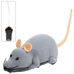 Fusicase Toys, Fashion Cool Style New Remote Control Rat Mouse Wireless Toy for Cat Kitten Dog Pet Novelty Gift Trick/Playing with Cat(Gray)