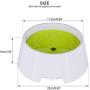 Companet Dog Water Bowl No Spill Pet Water Bowl No-Slip Slow Water Feeder 35oz Feeder Bowl for Puppy and Cats.