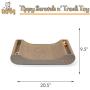 K&H PET Products Kitty Tippy Scratch n Track Cardboard Cat Scratcher Interactive Toy