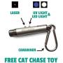 Ruff n Ruffus Automatic Laser Cat Toy + Free Bonus 3-in-1 Chase Toy | Interactive Cat Chase Toy | 3 Rotating Modes | Auto Shut-Off | AA Battery Operated | Kitten/Cat Owner’s Gift Idea