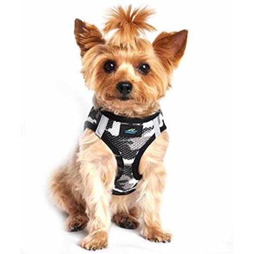 Ultra Choke Free Step in Reflective Dog Harness American River Camouflage Gray