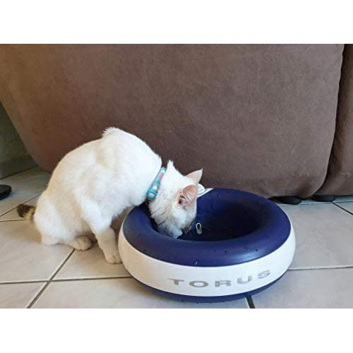 Torus Pet Water Bowl | 2-Liter | Fresh Filtered Water | Healthy & Hygienic Pet Bowl | for Small, Medium, Large Dogs, Cats & Other Pets