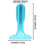 MelPet Dog Toothbrush Chew Toy [Upgraded] Dental Care, Teeth Cleaning for Dog- Premium Natural Rubber Material