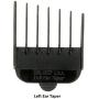 Wahl Professional Animal Clipper Attachment Guide Comb Grooming Set for Wahls Show Pro Plus, Deluxe Essentials, Iron Horse, Pro Ion, U-Clip and Deluxe U-Clip Pet, Dog, Cat, and Horse Clippers (#3168-500), Black