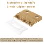 Replacement Clipper Blades Compatible with Wahl 30-15-10,Professional Animal Pet Standard Adjustable Blade Set for Pro Ion, Iron Horse, Show Pro Plus, U-Clip