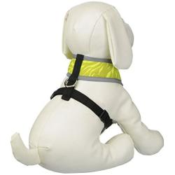 SimplyDog Reflective T-Strap Harness - Neon Yellow - X-Small