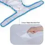 LUXJA Reusable Female Dog Diapers (Pack of 3), Washable Wraps for Female Dog (Large 2, Flamingos+Polar Bears+Flowers)