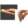 DGZC Shedding Tool Wood Groom Brush, Deshedding Grooming Tool, Professional Pet Wooden Groomer, Ergonomic Design, No Hurt for Dogs, Cats and Horses