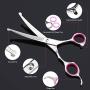 Dog Grooming Scissors Kit, Gifts for Dogs, 9 in 1 Professional Pet Grooming Scissors Tool Set for Dogs Cats, Cutting Curved Scissors Thinning Shears Grooming Comb