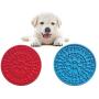 2 Pieces Lick Mat for Dogs, HAWTHOR Slow Feeder Pad with Super Strong Suction Washing Distraction Device for Dog Treats, Cat Food, Pet Bathing, Grooming, Training