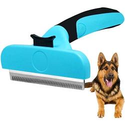 SDY IDUSE Dog Brush for Shedding, Cat Brush for Shedding and Grooming, Pet Deshedding Brush, Ideal Deshedding Tool for Short Haired Dogs and Cats