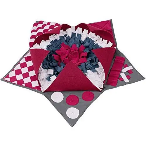 N/G Pet Snuffle Mat for Dog,Snuffle Mat Nosework Blanket Dog Feeding Mat,Interactive Training Feed Game Machine Washable and Durable Pet Play Puzzle Toys for Stress Release N/G Pet Snuffle Mat for Dog,Snuffle Mat Nosework Blanket Dog Feeding Mat,Interactive Training Feed Game Machine Washable and Durable Pet Play Puzzle Toys for Stress Release